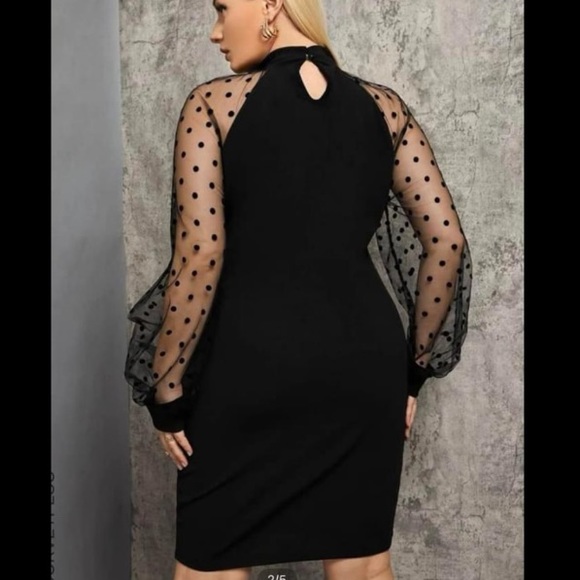 Cute Little Black dress in Plus Size 3X. Brand new. - Picture 3 of 4